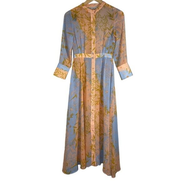 Anthropologie Numph NUKYNDALL NEW DRESS - Peach Nectar size 34 - Picture 6 of 11